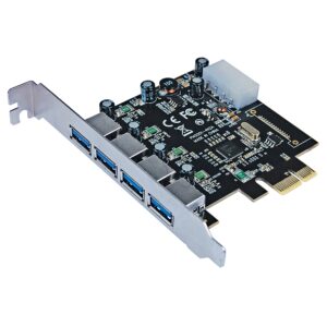 TARJETA USB,MANHATTAN,152891, V3 PCI EXPRESS 4 PTOS ESTANDAR-BRACKET - Manhattan