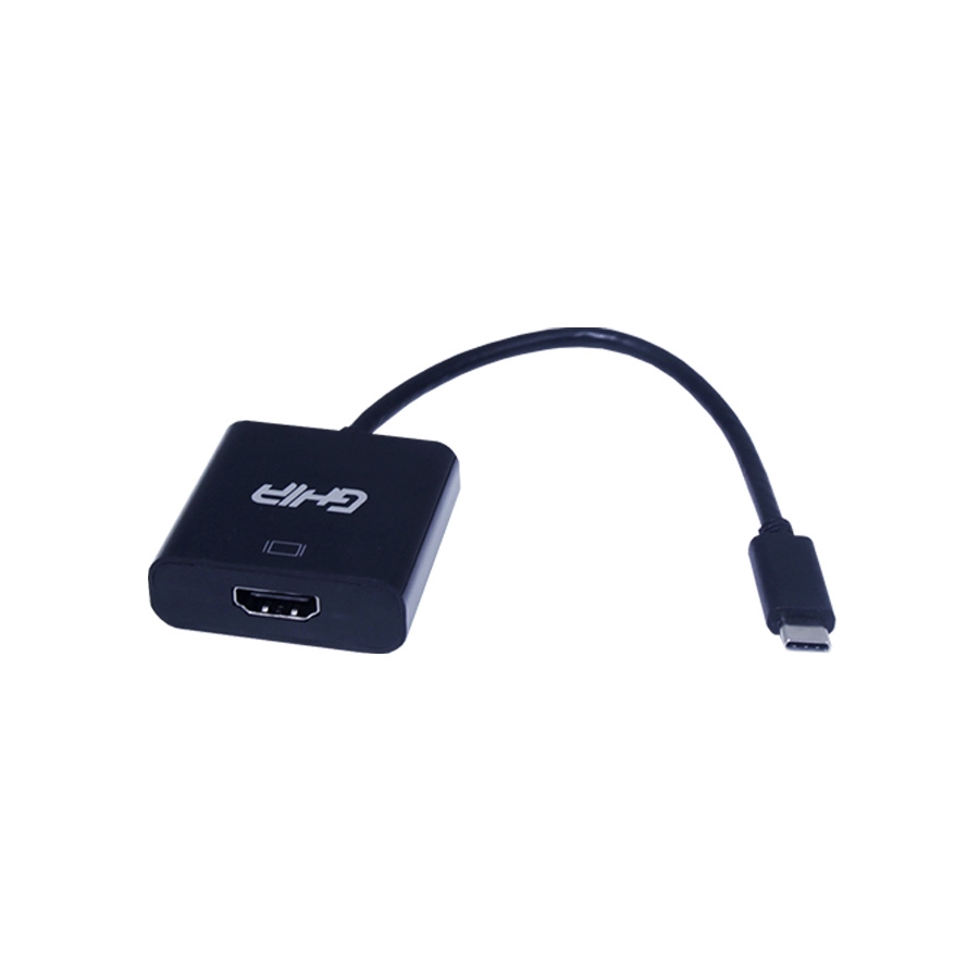 ADAPTADOR GHIA CONVERTIDOR USB 3.1 TIPO C MACHO A HDMI HEMBRA / SALIDA DE VIDEO 4K - Ghia