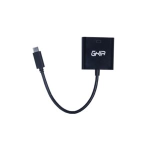 ADAPTADOR GHIA CONVERTIDOR USB 3.1 TIPO C MACHO A HDMI HEMBRA / SALIDA DE VIDEO 4K - Ghia