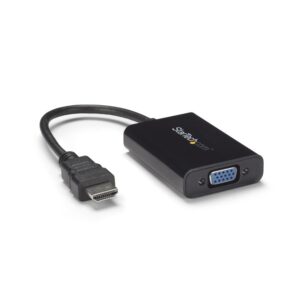 ADAPTADOR DE VIDEO Y AUDIO HDMI A VGA – HD15 HEMBRA – HDMI MACHO – MINI JACK HEMBRA – 1920X1200 – CONVERTIDOR EXTERNO – START