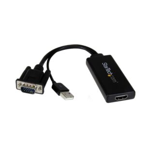 ADAPTADOR VGA A HDMI CON AUDIO Y ALIMENTACIN USB CONVERTIDOR VGA A HDMI PORTTIL 1080 P – STARTECH.COM MOD. VGA2HDU - Startech