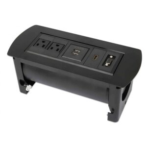 CAJA CONEXIÓN,MANHATTAN,164832, ENCHUFE/USB/HDMI/VGA, PARA MESA - Manhattan