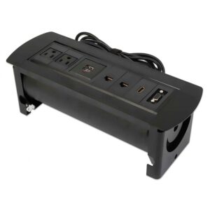 CAJA CONEXIÓN,MANHATTAN,164856, ENCHUFE/USB/HDMI/VGA/RED, PARA MESA - Manhattan