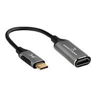 ADAPTADOR CONECTOR USB TIPO C CABLE 14.5 CENTIMETROS HDMI 4K 60 HZ FULL HD PERFECT CHOICE – GRIS - Perfect Choice