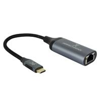 ADAPTADOR USB TIPO C A ETHERNET RJ45 HASTA 1000 MBPS PERFECT CHOICE – GRIS - Perfect Choice