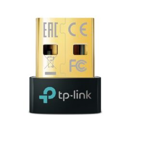 ADAPTADOR TP-LINK UB500 USB BLUETOOTH 5.0 COMPATIBLE CON VERSIONES V4.0 / 3.0 / 2.1 / 2.0 / 1.1 COMPATIBLE WIN 10 / 8.1 / 7 -