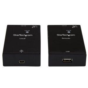 EXTENSOR DE USB 2.0 A TRAVS DE CABLE RJ45 CAT5E/CAT6 – HASTA 50M – KIT ADAPTADOR EXTENSOR DE ALTA VELOCIDAD DE PUERTO USB – A