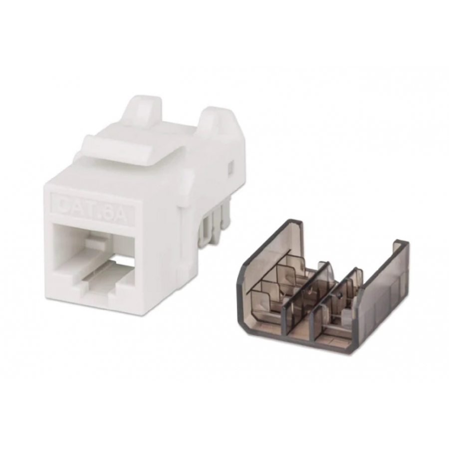 JACK,INTELLINET,772358, CAT 6A DE IMPACTO (KEYSTONE) BLANCO