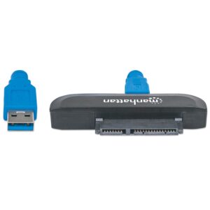 CONVERTIDOR,MANHATTAN,130424, USB 3.0 A HDD SATA 2.5 PULGADAS - Manhattan