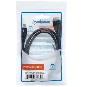 CABLE USB,MANHATTAN,353397,-C V3.1, C-MICRO B 1.0M NEGRO - Manhattan