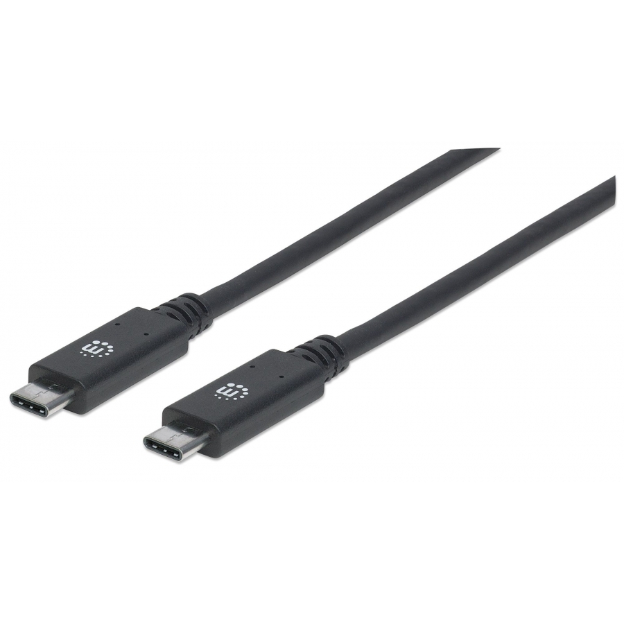 CABLE USB,MANHATTAN,355223,-C V3.1, C-C 1.0M NEGRO 10GBPS 5A - Manhattan