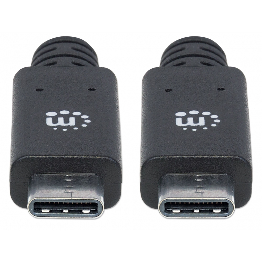 CABLE USB,MANHATTAN,355223,-C V3.1, C-C 1.0M NEGRO 10GBPS 5A - Manhattan