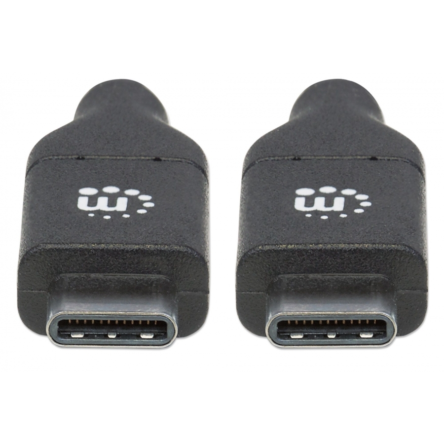 CABLE USB,MANHATTAN,355247,-C V2.0, C-C 2.0M NEGRO 480MBPS 5A - Manhattan