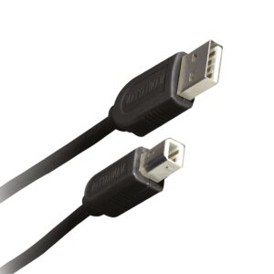 CABLE USB,MANHATTAN,342650, A-B 1.8M, NEGRO ECONOMICO - Manhattan