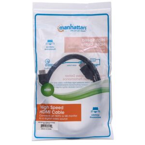 CABLE HDMI,MANHATTAN,306119, 1.3 M-M 1.8M BOLSA - Manhattan