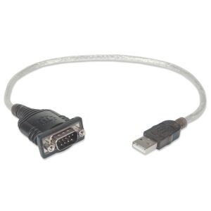 CONVERTIDOR,MANHATTAN,205146, USB A SERIAL DB9M - Manhattan