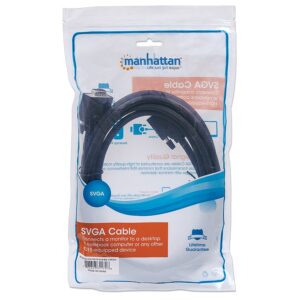 CABLE SVGA,MANHATTAN,311748, MONITOR 8MM HD15M-M 3.0M - Manhattan
