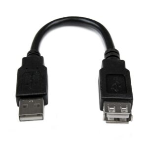 CABLE DE 15CM DE EXTENSION USB 2.0 – MACHO A HEMBRA USB-A – EXTENSOR – STARTECH.COM MOD. USBEXTAA6IN - Startech.com