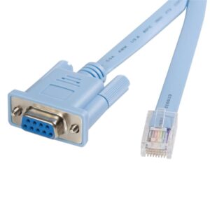 CABLE DE 1.8M PARA GESTION DE ROUTER CONSOLA CISCO RJ45 A SERIAL DB9 – ROLLOVER – MACHO A HEMBRA – STARTECH.COM MOD. DB9CONCA