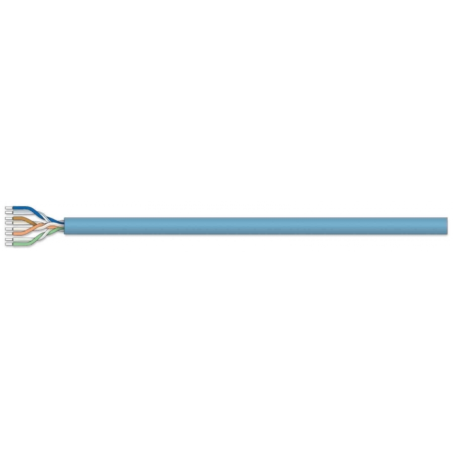BOBINA ,INTELLINET,705059,CAT 6 UTP 305M SOLIDA AZUL,100 COBRE
