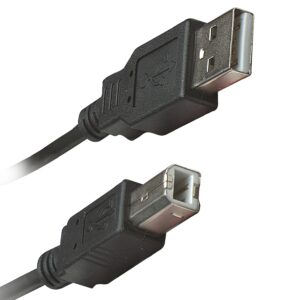 CABLE USB,MANHATTAN,333368, V2.0 A-B 1.8M, NEGRO - Manhattan