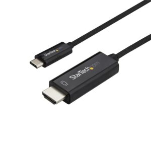 CABLE ADAPTADOR DE 3M USB-C A HDMI 4K 60HZ – NEGRO – CABLE USB TIPO C A HDMI – CABLE CONVERTIDOR DE VIDEO USBC – STARTECH.COM