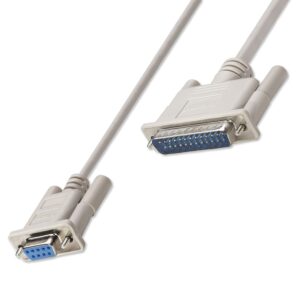 CABLE NULL,MANHATTAN,314770, MODEM DB9H-DB25M 1.8M, MOL - Manhattan
