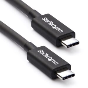 CABLE THUNDERBOLT DE 2M – THUNDERBOLT 3 USB-C 20GBPS – COMPATIBLE CON THUNDERBOLT, DISPLAYPORT Y USB – 4K A 60HZ – HASTA 100W