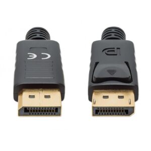CABLE DISPLAYPORT,MANHATTAN,355568, V1.4 M-M, 1.0M NEGRO 8K60HZ - Manhattan