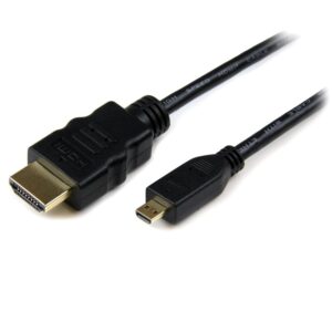 CABLE ADAPTADOR DE 1.8M HDMI A MICRO HDMI DE ALTA VELOCIDAD CON ETHERNET – MACHO A MACHO – STARTECH.COM MOD. HDMIADMM6 - Star