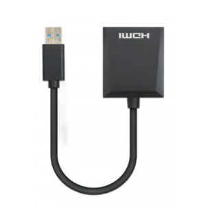 CONVERTIDOR VIDEO,MANHATTAN,153690,USB 3.2 A HDMI H, 1080P - Manhattan
