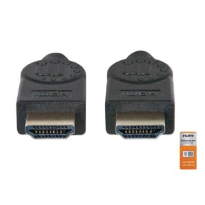CABLE HDMI,MANHATTAN,355360, 2.0 PREMIUM M-M 5.0M - Manhattan