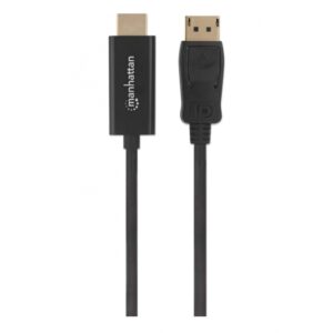 CABLE DISPLAYPORT,MANHATTAN,153195, – HDMI M-M 4K 1.0M - Manhattan