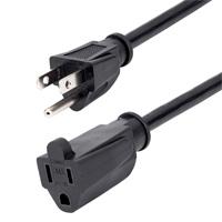 CABLE DE 2M DE EXTENSION DE ALIMENTACION – CABLE NEMA 5-15R A NEMA 5-15P – 13A 125V – 16AWG – STARTECH.COM – CABLE EXTENSOR D