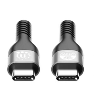 CABLE USB-C,MANHATTAN,356367, 2 M , USB2.0 240 W / PD 3.1, TIPO-C EPR (EXTENDED POWER RANGE) - Manhattan