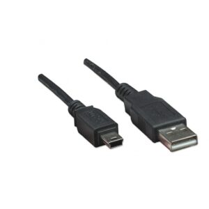 CABLE USB , MANHATTAN, 322638, V2.0 A-MINI B 0.9M NEGRO - Manhattan