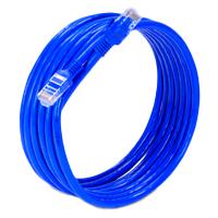 CABLE DE RED UTP CAT 6 EC LINE EC-CABCAT6 AZUL RJ45 3 MTS 24AWG - Ec Line