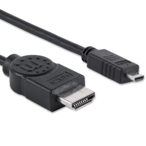 CABLE HDMI,MANHATTAN,324427, 1.4 M-MICRO 2METHERNET - Manhattan
