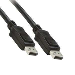 CABLE DISPLAYPORT,MANHATTAN,307116, V1.2 M-M 2.0M NEGRO 4K60HZ,BLINDADO MACHO-MACHO - Manhattan