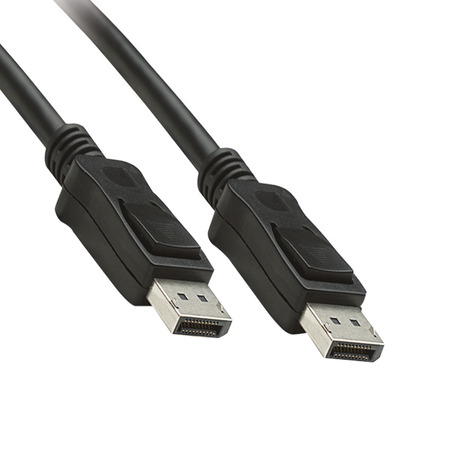 CABLE DISPLAYPORT,MANHATTAN,307116, V1.2 M-M 2.0M NEGRO 4K60HZ,BLINDADO MACHO-MACHO - Manhattan