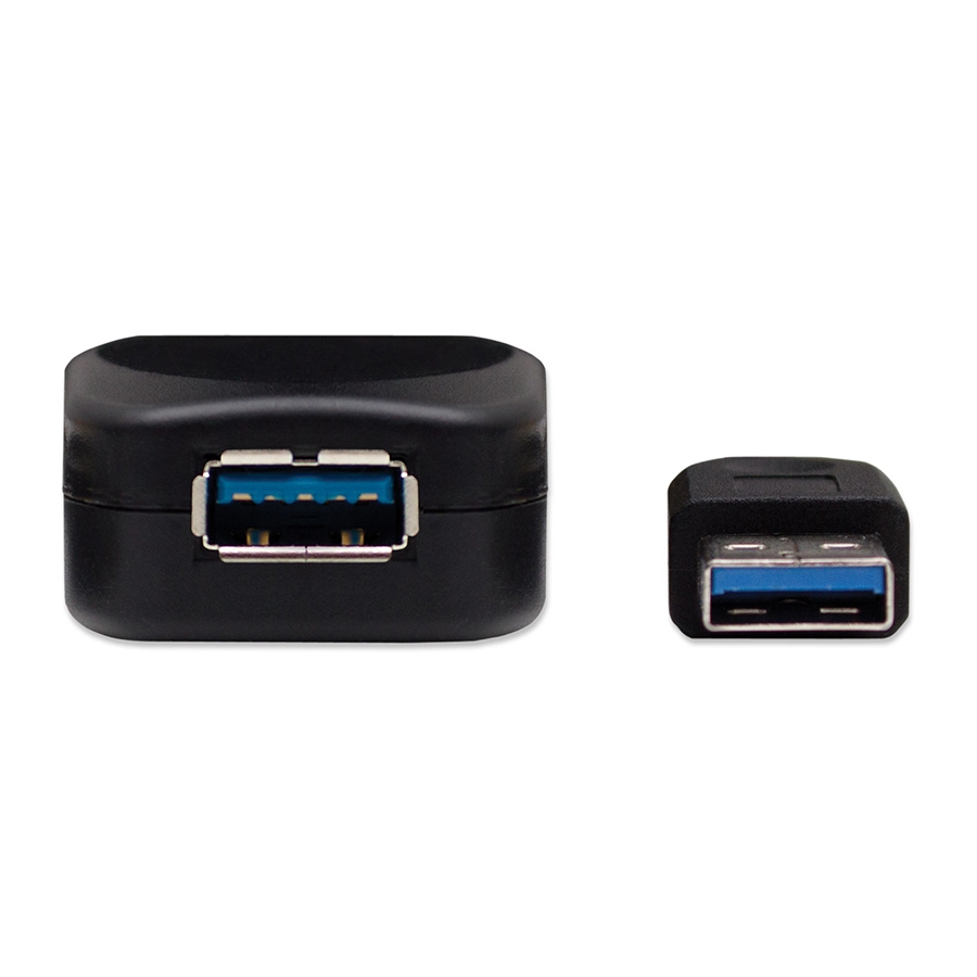 CABLE USB,MANHATTAN,150712, V3.0 EXT. ACTIVA 5M NEGRO - Manhattan