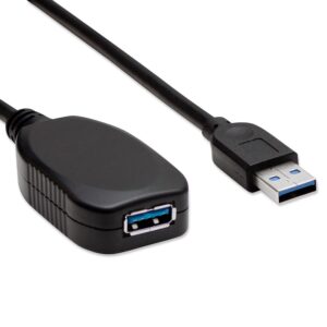 CABLE USB,MANHATTAN,150712, V3.0 EXT. ACTIVA 5M NEGRO - Manhattan