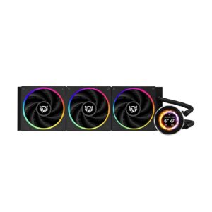 ENFRIAMIENTO LIQUIDO HYDROX EXPERT LEVEL HYX40 / PANTALLA OLED 2.1 PULG FULL COLOR / SERIE DE 7 PINES / ARGB / 3 VENTILADORES