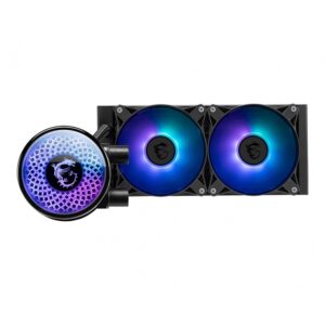 DISIPADOR DE ENFRIAMIENTO LIQUIDO MSI MAG CORELIQUID A12 240 / BLACK/ 240MM / INTEL ,1700, 1851 / AMD AM5, AM4 / RGB - Msi Oe