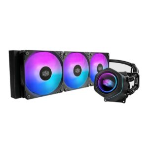 DISIPADOR DE ENFRIAMIENTO LIQUIDO COOLER MASTER MASTERLIQUID SERIE CORE NEX 360 / ARGB / NEGRO / GAMER - Cooler Master