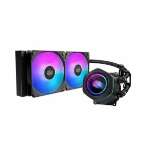 DISIPADOR DE ENFRIAMIENTO LIQUIDO COOLER MASTER MASTERLIQUID SERIE CORE NEX 240 / ARGB / NEGRO / GAMER - Cooler Master