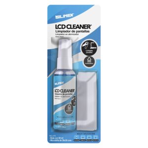 KIT DE LIMPIEZA LCD CLEANER PARA PANTALLAS CON MICROFIBRA Y BOTE DE 60 ML SILIMEX - SILIMEX