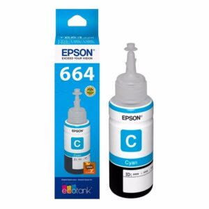 CARTUCHO EPSON MODELO 664 CYAN, PARA L110, L200, L210, L350, L355, L555, L300, L1300 - Epson