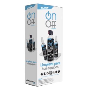 KIT DE LIMPIEZA ON OFF CLEANER PACK PARA EQUIPO DE COMPUTO Y ELECTRONICOS SILIMEX - SILIMEX