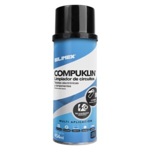 AEROSOL COMPUKLIN LIMPIADOR DESENGRASANTE DE TARJETAS ELECTRONICAS 454 ML SILIMEX - SILIMEX